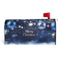 thumbnail image 1 of Festive Magnetic Mailbox Cover Christmas Blue Ball Pattern Outdoor Mailbox Protector Holiday Seasonal Decorative Garden Yard Home Standard Size 21 x 18 Inch, 1 of 6