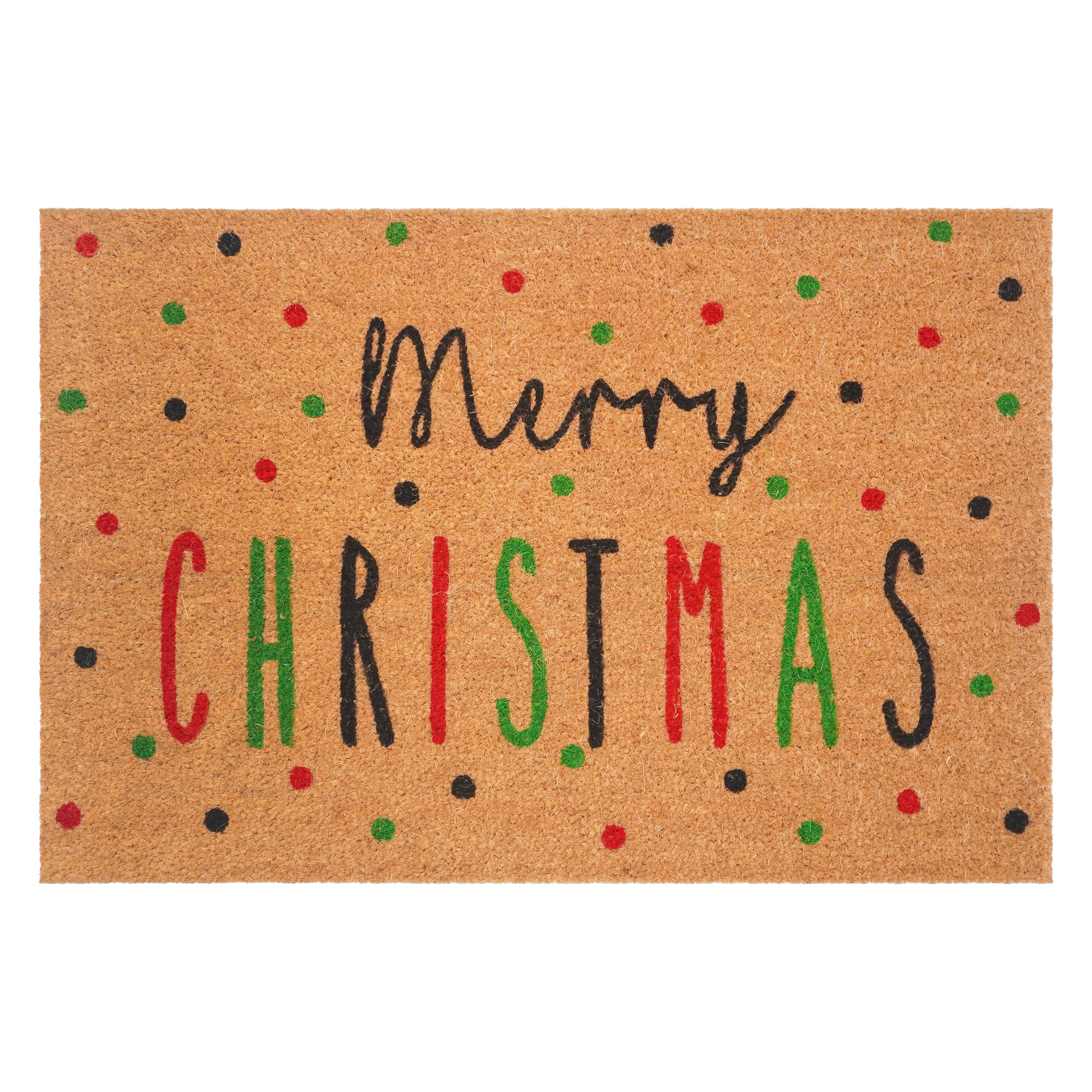 Festive Merry Christmas Doormat,30"x48"