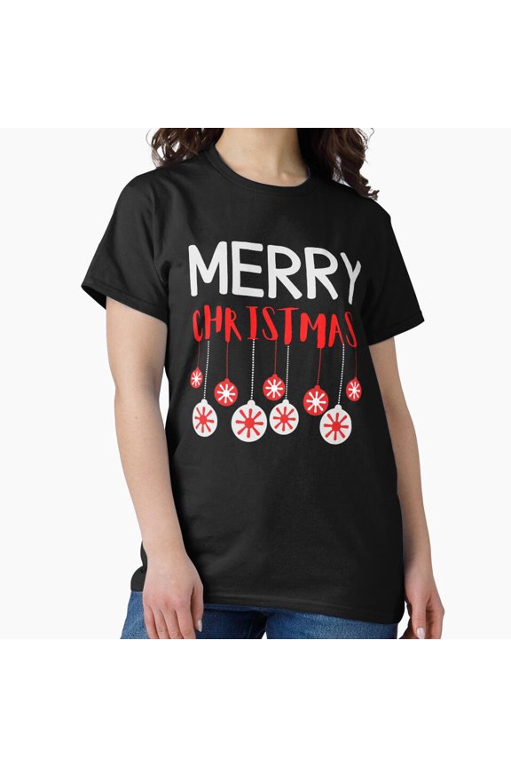 Festive Merry Christmas Holiday With Happy Family Matching Patterns Art G22208 Unisex T-Shirt, Up to Size 5XL
