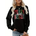 thumbnail image 1 of Festive Merry and Bright Sweatshirt Christmas Family Matching Outfit, 1 of 4
