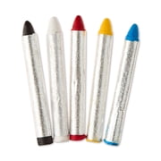 Festive Multicolor Make-up Crayons, 5 Count, .49oz, Halloween Make-Up for Adults, by Fun World