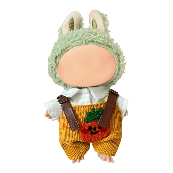 Festive Plush Doll with Striped Hat, Scarf and Sweater – Soft Christmas Holiday Stuffed Toy Gift for Kids & Adults