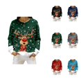 thumbnail image 1 of Festive Print Cozy Crewneck Pullover For – Seasonal Holiday Sweater With Stylish Pattern For Casual Wear, 1 of 5