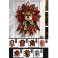 thumbnail image 1 of Festive Quilted Christmas Door Hanging DIY Sewing Kit – Evergreen Tree 3D Padded Patchwork Set, Beginner-Friendly Home Mantel Table Decor, Gift for Craft Lovers, 1 of 7