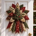 thumbnail image 1 of Festive Quilted Christmas Door Hanging DIY Sewing Kit，Scarlet Cardinal Song | 3D Padded Patchwork Sewing Set for Beginners, DIY Quilted Christmas Tree Kit, Gift for Craft Lovers, 1 of 9