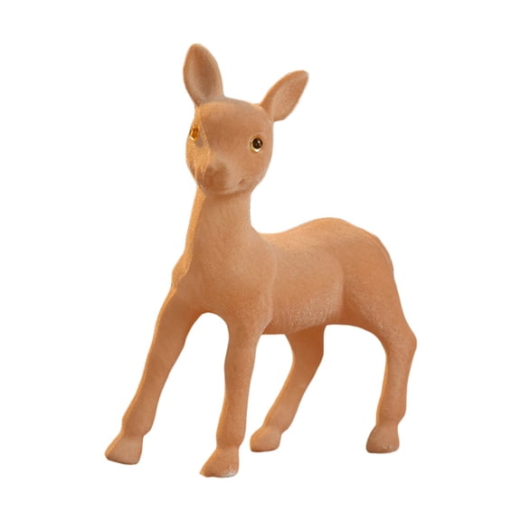 Festive Reindeer Sculpture Elegant Tabletop for and Celebration