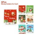 thumbnail image 1 of Festive Santa Money Holder Greeting Card Practical Card Gift Solution for Christmas Present Exchanging, 1 of 7