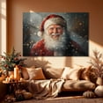 thumbnail image 1 of Festive Santa In Red Hat Wall Art Santa Claus Portrait Poster Winter Holiday Decor Winter Holiday Poster Ready To Hang Xmas Gift Home Decor, 8x12 UNFRAMED, 1 of 3
