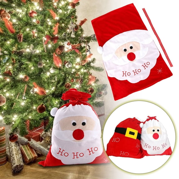 Festive Santa Wrapping Paper for Holiday Decorations and Present Wrapping Designs with Elegant Velvet Texture