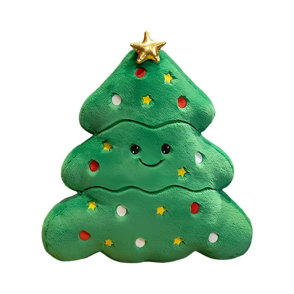 Festive Snowman Shaped Pillows Winter Decorative Throw Cushion Doll Cartoon for Home Living Room Sofa Xmas