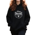 thumbnail image 1 of Festive Style Christmas Hoodie for Men Women, Holiday Pullover Hooded Sweatshirt, Cozy Cotton Poly Blend, Funny Winter Xmas Gift Outfit, 1 of 5