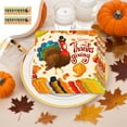 thumbnail image 1 of Festive Thanksgiving Paper Plates Set - Premium Pumpkin & Leaves Disposable Tableware for Fall Party Essentials, 1 of 6