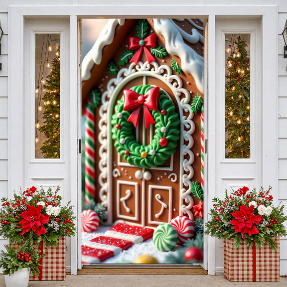 Festive Theme Christmas Banner Decorative Design Holiday Cheer for Family Gathering Party Celebration
