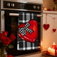 thumbnail image 1 of Festive Valentine's Day Dish Towel Highly Durable Quick Dry Kitchen Cloth Decorative Tea Towel for Cooking Baking Dishwashing Table Setting Holiday Home Decor, 1 of 6