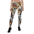 thumbnail image 1 of Festive Village Leggings Size: XS for Women | FIERCEPULSE, 1 of 7