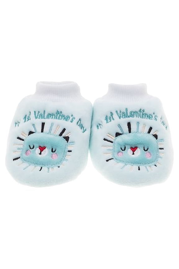 My First Valentine's Day Blue Lion Booties - 1.0 ea