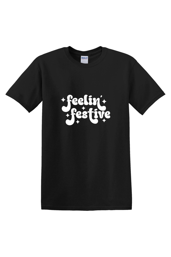 Festive Winter Celebration Graphic T-Shirt