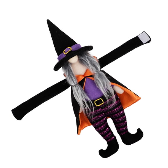 Festive Witch Frog Window Tiebacks Halloween Decorations for Kids Rooms, Quick Setup Polyester Clips, Themes