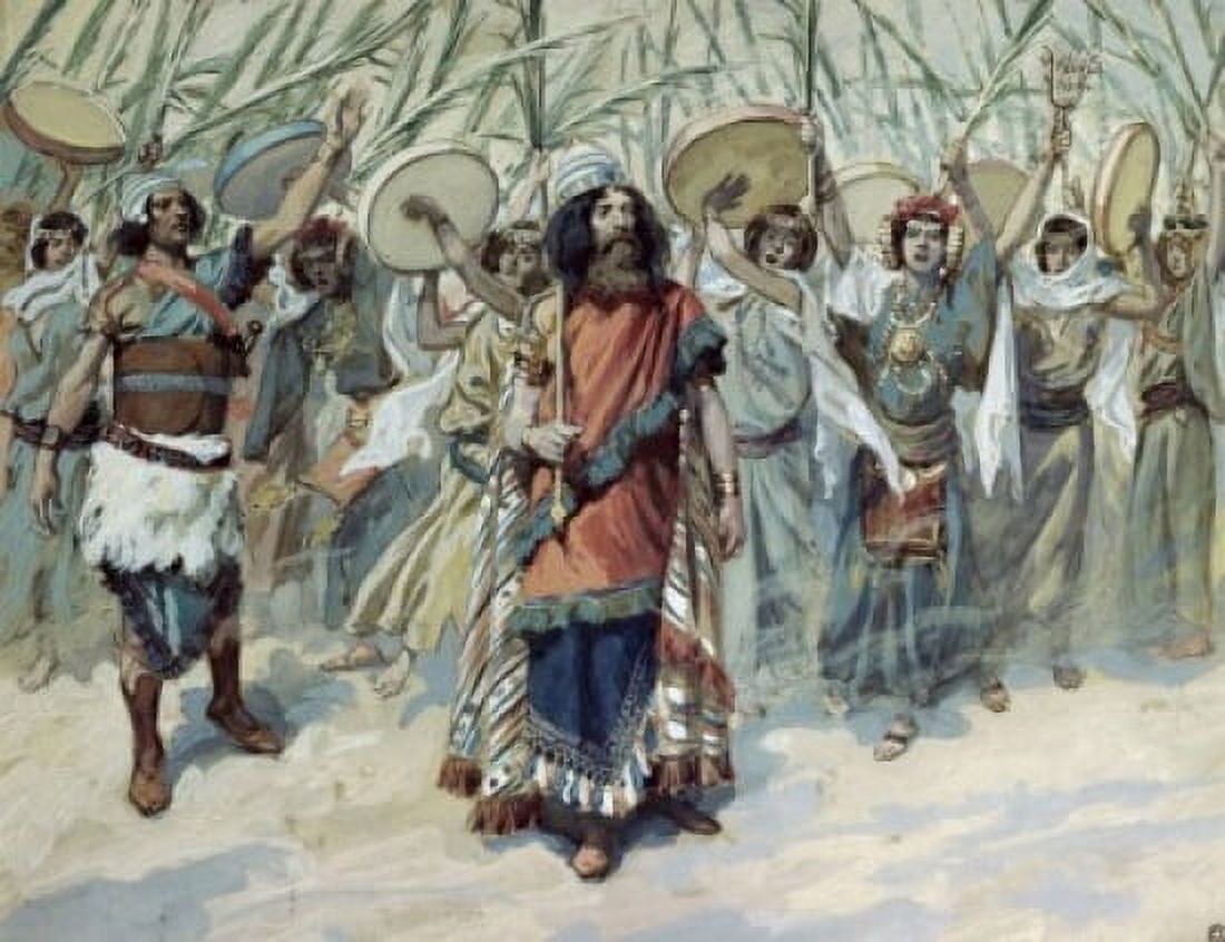 Festivities in Honour of David James Tissot (1836-1902 French) Jewish Museum New York Canvas Art - James Tissot (18 x 24)