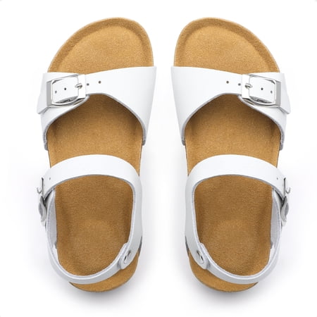 Festooning Sandals for Girls,Non-slip Adjustable Straps for Little/Big Kids