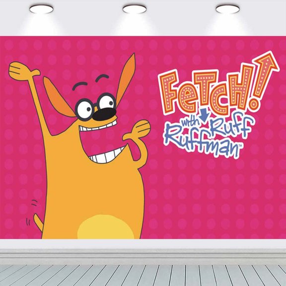 Fetch With Ruff Ruffman Backdrop Background Banner Birthday Party Supplies Taspestry Wall Decor Poster Lover