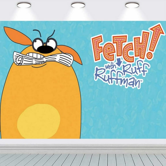 Fetch With Ruff Ruffman Backdrop Banner Party Supplies Poster Birthday Decorations Background for Photography Taspestry