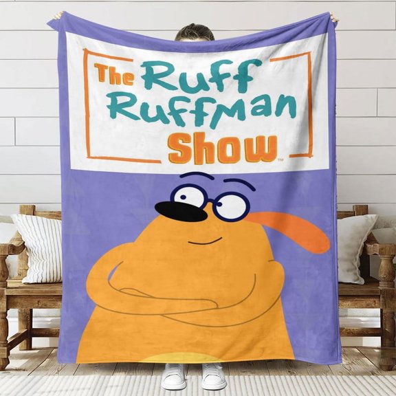 Fetch With Ruff Ruffman Throw Blanket Gifts for Fans Lover Girls Boys Women Present Hoodie Him Bed 50"x60"