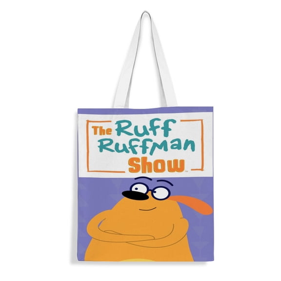 Fetch With Ruff Ruffman Tote Bag Fans Inspired Gift Lover Shoulder Bag Shopping Canvas Merchandise