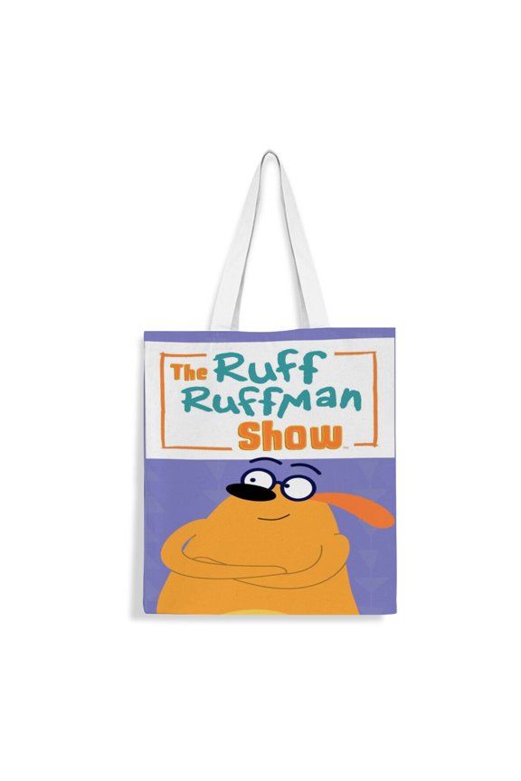 Fetch With Ruff Ruffman Tote Bag Fans Inspired Gift Lover Shoulder Bag Shopping Canvas Merchandise