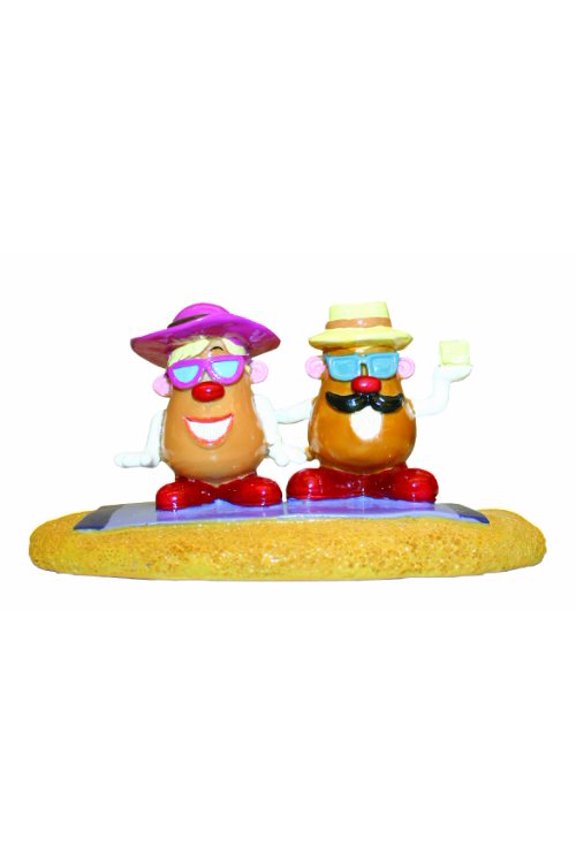 Aquarium Ornament, Mr. Potato Head Sunbathing