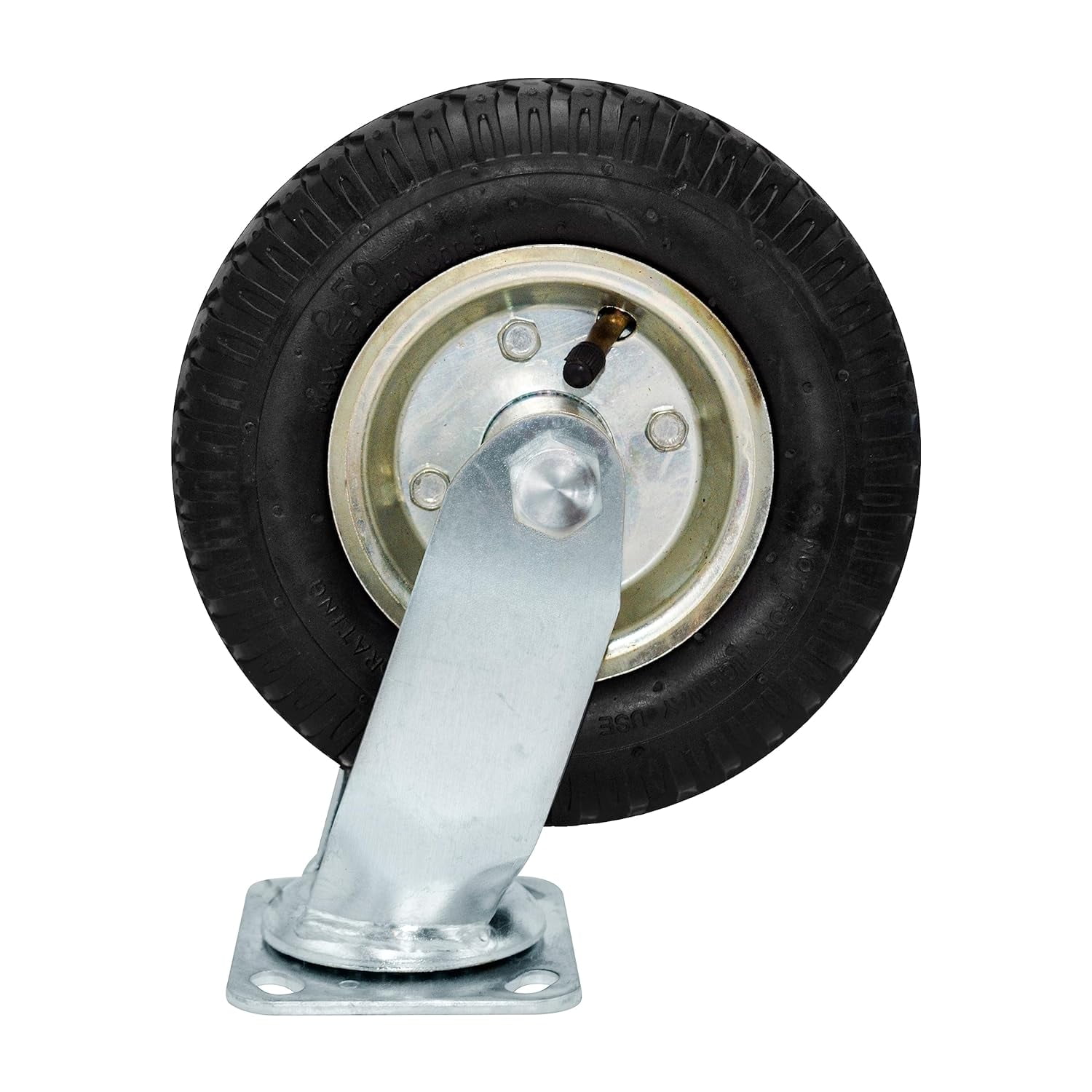 Fetchlt 8" Heavy Duty Pneumatic Industrial Caster Wheel With Black