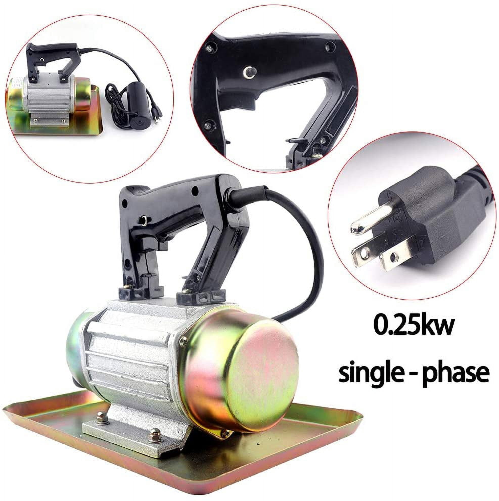 Fetcoi, 110V 250W Portable Concrete Trowel Flat Plate Vibrator, ZB-5 Electric Single-Phase Concrete Small Flat Plate Vibrator - Walmart Business Supplies Fetcoi, 110V 250W Portable Concrete Trowel Flat Plate Vibrator, ZB-5 Electric Single-Phase Concrete Small Flat Plate Vibrator - Walmart Business Supplies