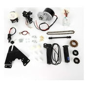 Fetcoi, 24V Electric Bike Conversion Kit for 22-29 Inch Common Bike Left Chain Drive Convert Bicycles into Electric Vehicles Bicycle DIY