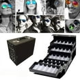 thumbnail image 1 of Fetcoi, 48 Slot Medium Sunglass Case Suitcase Card Eyeglasses Display Organizer Eyeglasses Storage Lockable Case Organizer, 1 of 7
