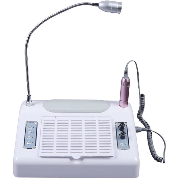 Fetcoi, 5 in 1 Manicure Machine, 96W LED Nail Lamp Dryer Vacuum Cleaner Professional Nail Drill Dust Collector Nail Drill For Manicure Machine