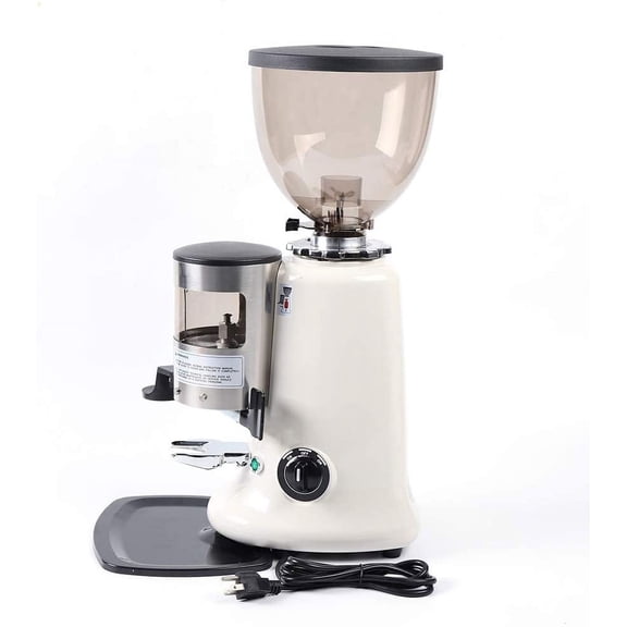 Fetcoi, Commercial Coffee Grinder Electric Burr Coffee Bean Grinder Grinding Machine Heavy Duty Cast Aluminum Body