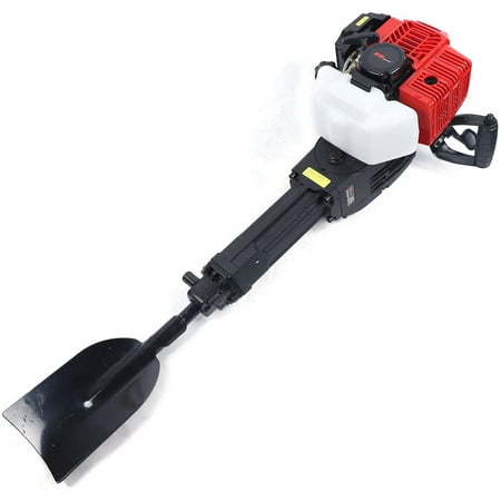 Fetcoi Garden Portable 52cc 2-Stroke Gas Powered 1 Person Post Hole Digger Bit, 6”