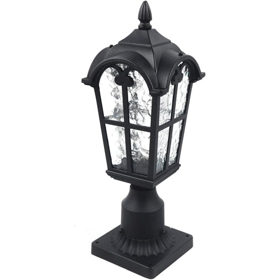 Fetcoi Outdoor Post Lamp Pole Lighting Waterproof Lantern Lighting Fixtures
