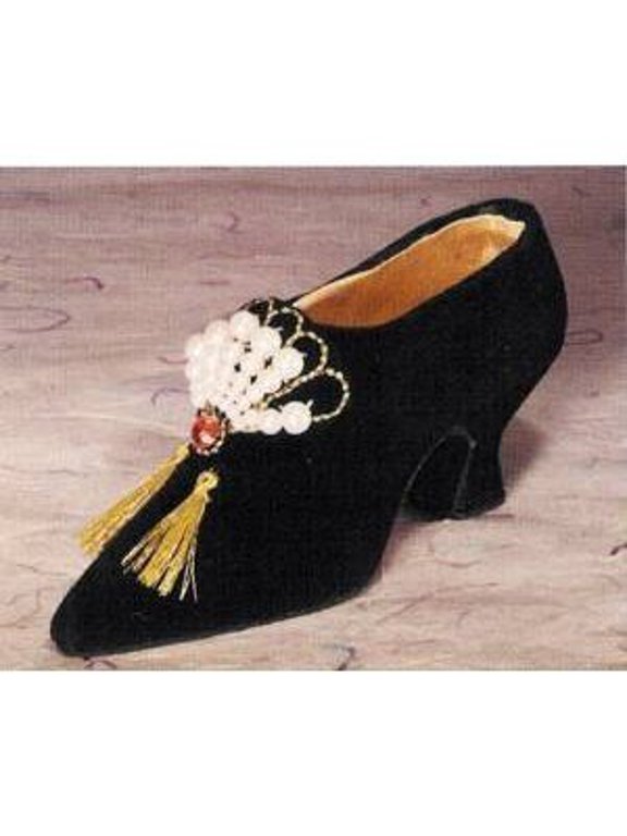 Fete Miniature Shoe - Pearls And Posh Shoe