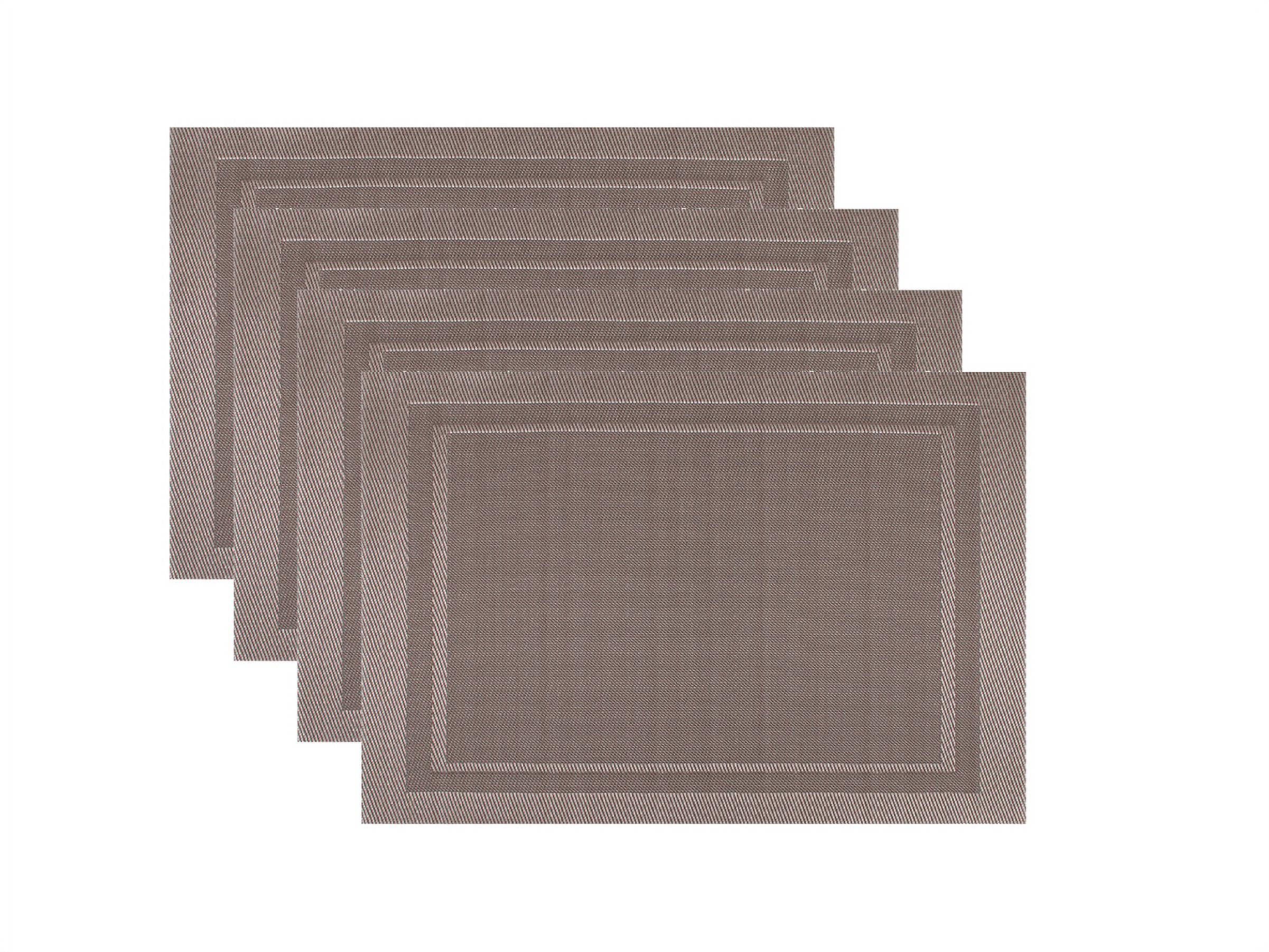 Fete Moderne Set of 4 Easy Care Wipe Clean Border Placemat