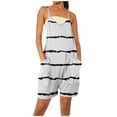 thumbnail image 1 of Feternal Jumpsuits For Women Summer Casual Sleeveless Loose Rompers Women's Fashion Comfy Overalls Pants Shorts rompers&nbsp;for&nbsp;women&nbsp;summer, 1 of 4