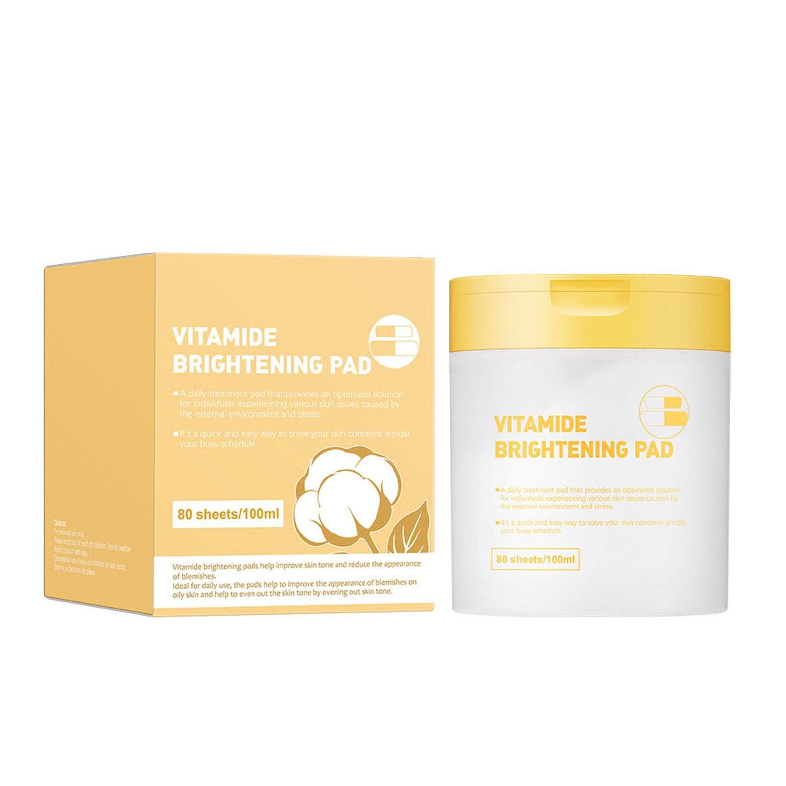 Feternal Toner Pad 80 Sheets, PHA Dead Skin Care Low PH Daily Toner Pad