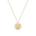 thumbnail image 1 of Fettero 14K Gold Plated Dainty Constellation Disc Coin Pendant Necklace for Women Jewelry Gift, 1 of 5