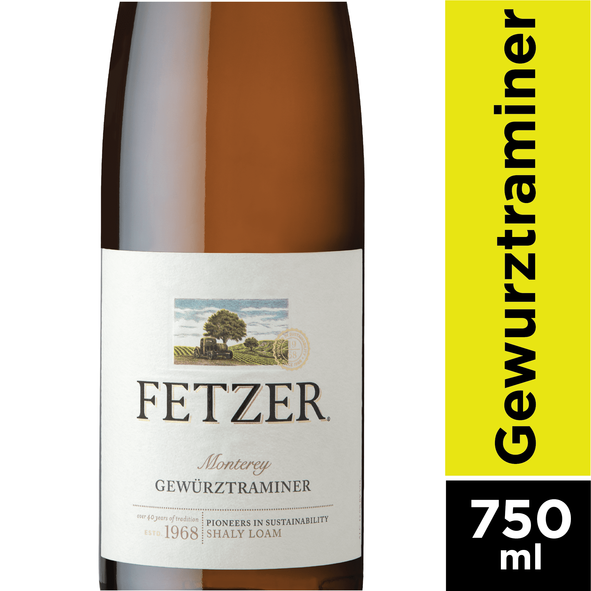 Fetzer Gewurztraminer California White Wine, 750 ml, bottle, 11% ABV
