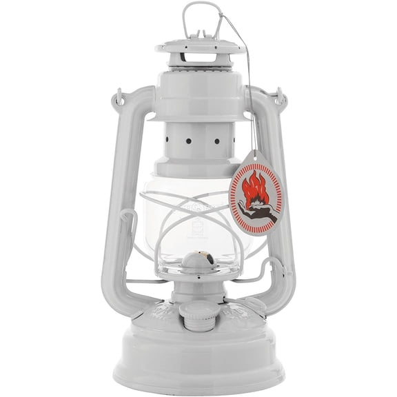 Feuerhand Galvanized Lantern - White