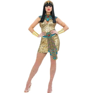 Fever Egyptian Costume for Women The Mummy Gold Dress Fever Egyptian Costume for Women The Mummy Gold Dress