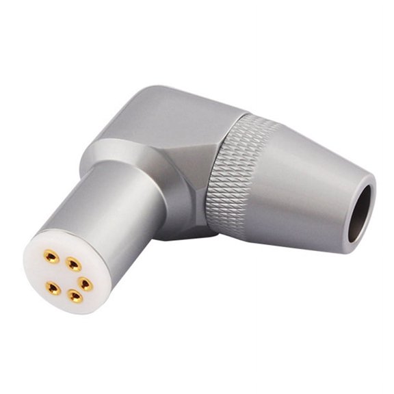 Fever-Grade Vinyl LP Record Player Tonearm Heads Five-Pin 5Pin Plug Seat Tonearm Seat Heads Signal Line Pin Tonearm B,1 * LP phono tonearm head,Silver