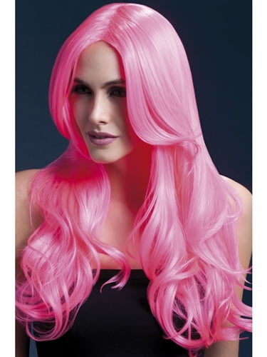 Fever Khloe Wig Adult Neon Red Fever Khloe Wig Adult Neon Red