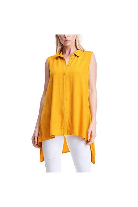 Fever Ladies' Sleeveless Blouse. mango mojito M