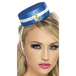 Sailor Hat Pill Box Adult Blue Sailor Hat Pill Box Adult Blue